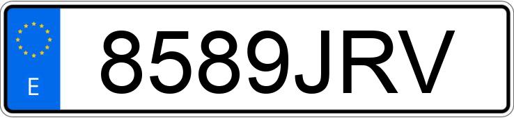 Numer rejestracyjny 8589JRV posiada AUDI A4