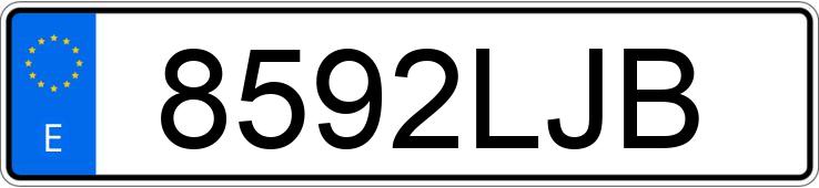 Numer rejestracyjny 8592LJB posiada FORD TRANSIT Numer rejestracyjny 8592LJB posiada FORD TRANSIT