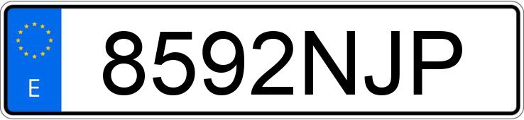 Numer rejestracyjny 8592NJP posiada SKODA KODIAQ