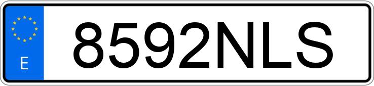 Numer rejestracyjny 8592NLS posiada HYUNDAI I30