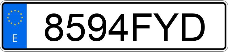 Numer rejestracyjny 8594FYD posiada BMW X5 Numer rejestracyjny 8594FYD posiada BMW X5