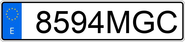 Numer rejestracyjny 8594MGC posiada MERCEDES GLC (253)