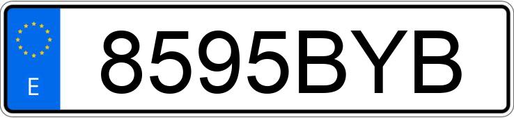 Numer rejestracyjny 8595BYB posiada FIAT DUCATO