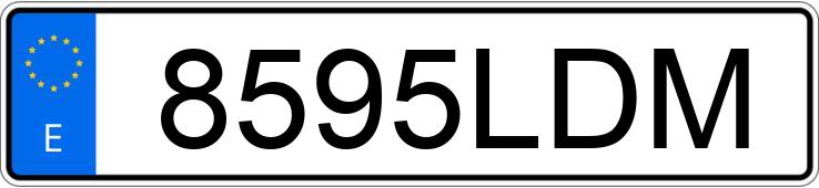 Numer rejestracyjny 8595LDM posiada DACIA DOKKER