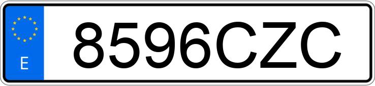 Numer rejestracyjny 8596CZC posiada SEAT ALTEA