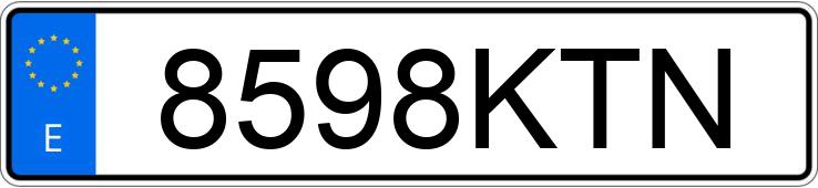 Numer rejestracyjny 8598KTN posiada KIA STONIC Numer rejestracyjny 8598KTN posiada KIA STONIC