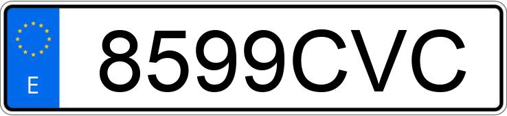 Numer rejestracyjny 8599CVC posiada BMW SERIE 5 Numer rejestracyjny 8599CVC posiada BMW SERIE 5