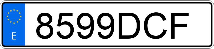 Numer rejestracyjny 8599DCF posiada SEAT LEON Numer rejestracyjny 8599DCF posiada SEAT LEON