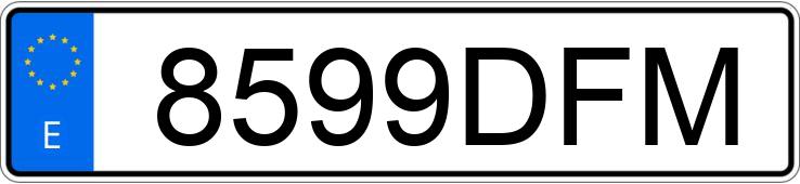 Numer rejestracyjny 8599DFM posiada AUDI A4 Numer rejestracyjny 8599DFM posiada AUDI A4