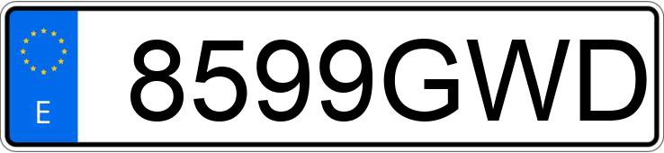 Numer rejestracyjny 8599GWD posiada IVECO DAILY Numer rejestracyjny 8599GWD posiada IVECO DAILY