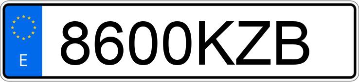 Numer rejestracyjny 8600KZB posiada AUDI RS3 Numer rejestracyjny 8600KZB posiada AUDI RS3