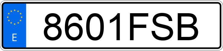 Numer rejestracyjny 8601FSB posiada KIA PICANTO
