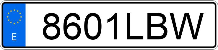 Numer rejestracyjny 8601LBW posiada VOLKSWAGEN POLO Numer rejestracyjny 8601LBW posiada VOLKSWAGEN POLO