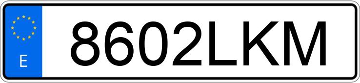 Numer rejestracyjny 8602LKM posiada SYM JET 14