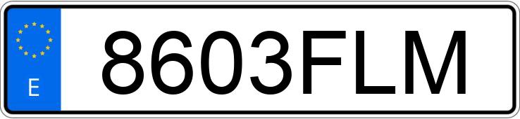 Numer rejestracyjny 8603FLM posiada PEUGEOT 307 Numer rejestracyjny 8603FLM posiada PEUGEOT 307