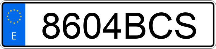 Numer rejestracyjny 8604BCS posiada SEAT LEON Numer rejestracyjny 8604BCS posiada SEAT LEON