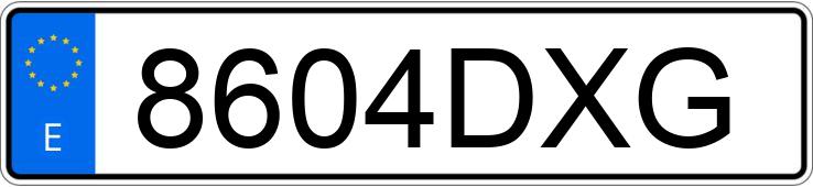 Numer rejestracyjny 8604DXG posiada CITROEN JUMPER Numer rejestracyjny 8604DXG posiada CITROEN JUMPER