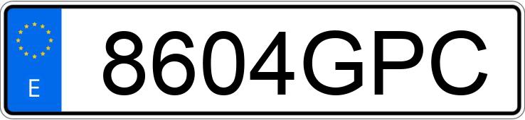 Numer rejestracyjny 8604GPC posiada JEEP WRANGLER Numer rejestracyjny 8604GPC posiada JEEP WRANGLER