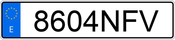 Numer rejestracyjny 8604NFV posiada BMW X3 Numer rejestracyjny 8604NFV posiada BMW X3