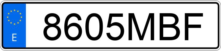Numer rejestracyjny 8605MBF posiada MERCEDES GLK (204) Numer rejestracyjny 8605MBF posiada MERCEDES GLK (204)