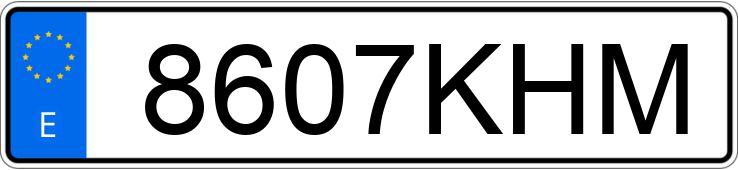 Numer rejestracyjny 8607KHM posiada MASERATI LEVANTE