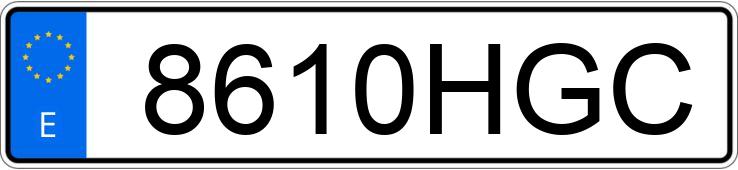 Numer rejestracyjny 8610HGC posiada PIAGGIO BEVERLY