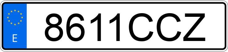 Numer rejestracyjny 8611CCZ posiada SEAT CORDOBA