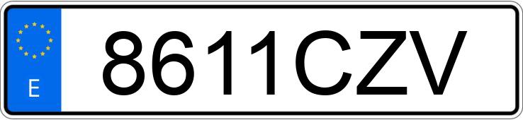 Numer rejestracyjny 8611CZV posiada SKODA OCTAVIA Numer rejestracyjny 8611CZV posiada SKODA OCTAVIA