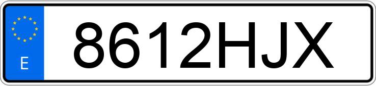 Numer rejestracyjny 8612HJX posiada FORD TRANSIT Numer rejestracyjny 8612HJX posiada FORD TRANSIT