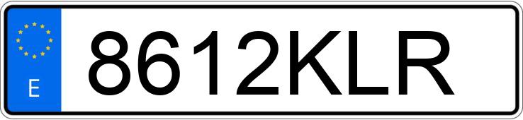 Numer rejestracyjny 8612KLR posiada TOYOTA AYGO Numer rejestracyjny 8612KLR posiada TOYOTA AYGO