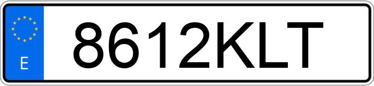 Numer rejestracyjny 8612KLT posiada CITROEN BERLINGO