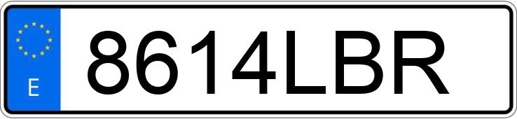 Numer rejestracyjny 8614LBR posiada KIA E-NIRO