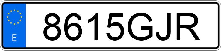 Numer rejestracyjny 8615GJR posiada RENAULT TWINGO