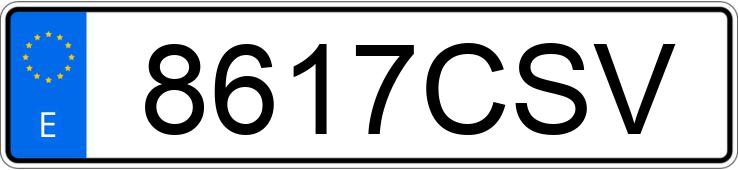 Numer rejestracyjny 8617CSV posiada MINI MINI