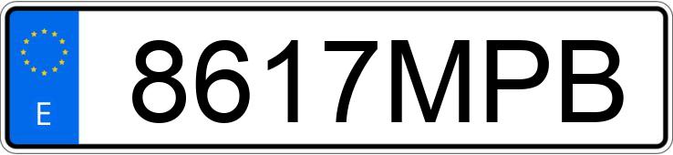 Numer rejestracyjny 8617MPB posiada VOLKSWAGEN TAIGO