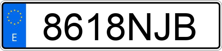 Numer rejestracyjny 8618NJB posiada FIAT GRANDE PANDA