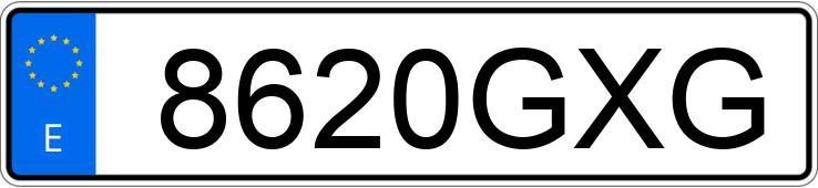 Numer rejestracyjny 8620GXG posiada OPEL ASTRA