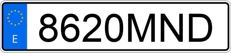 Numer rejestracyjny 8620MND posiada BMW SERIE 6