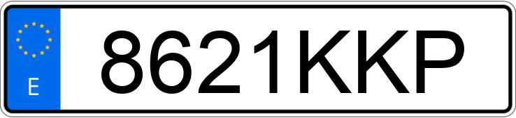 Numer rejestracyjny 8621KKP posiada FORD FOCUS