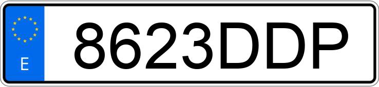 Numer rejestracyjny 8623DDP posiada MERCEDES CLS (219) Numer rejestracyjny 8623DDP posiada MERCEDES CLS (219)