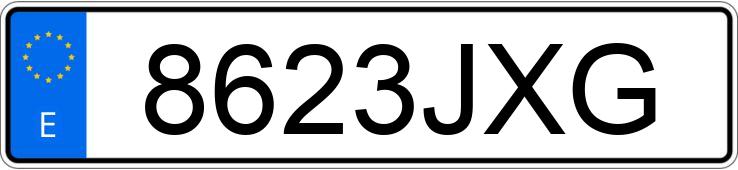 Numer rejestracyjny 8623JXG posiada LAND ROVER RANGE ROVER EVOQUE