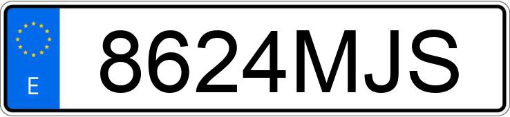 Numer rejestracyjny 8624MJS posiada LEXUS LS 500 H