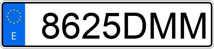 Numer rejestracyjny 8625DMM posiada SEAT IBIZA 1.4 100 Numer rejestracyjny 8625DMM posiada SEAT IBIZA 1.4 100