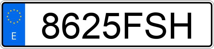 Numer rejestracyjny 8625FSH posiada FIAT LINEA