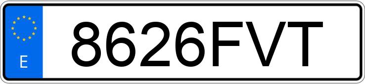 Numer rejestracyjny 8626FVT posiada AUDI A6