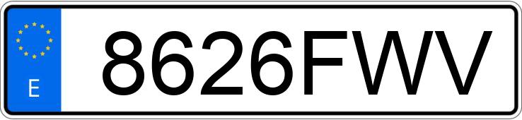 Numer rejestracyjny 8626FWV posiada OPEL ASTRA