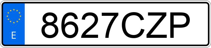 Numer rejestracyjny 8627CZP posiada RENAULT LAGUNA