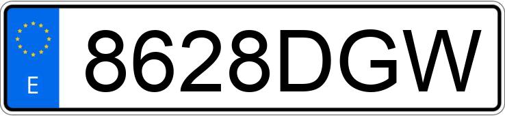 Numer rejestracyjny 8628DGW posiada SKODA OCTAVIA Numer rejestracyjny 8628DGW posiada SKODA OCTAVIA