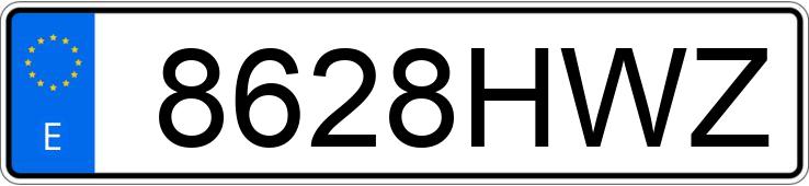 Numer rejestracyjny 8628HWZ posiada NISSAN QASHQAI