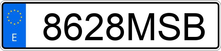 Numer rejestracyjny 8628MSB posiada TOYOTA LAND CRUISER